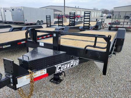 New 2026 CornPro 7x17+4 Tilt bed Equipment Trailer