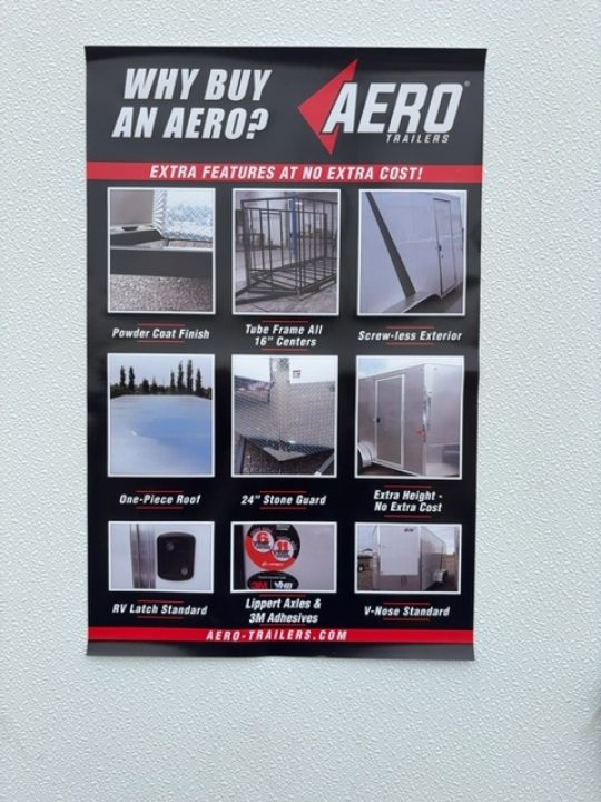 New 2026 AERO 8.5x18ta70 Cargo / Enclosed Trailer/Black Out