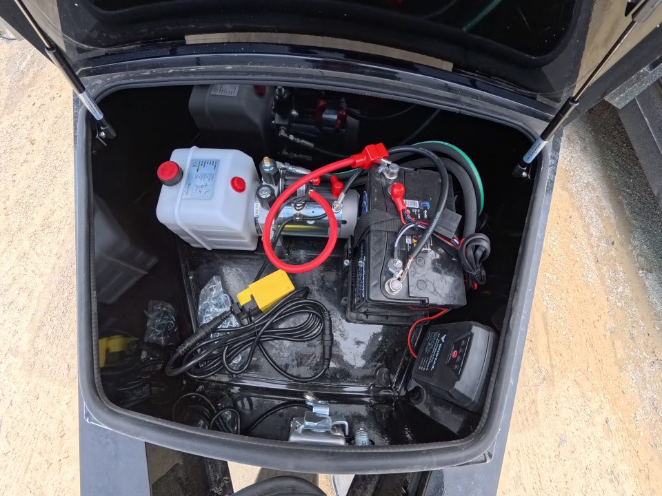 New 2026 Iron Bull 96 x 16 DDP Dump Trailer 2) 7K Straight Axles with 2 Electric Brakes, 18" 10 Gauge Fold Down Sides - Black