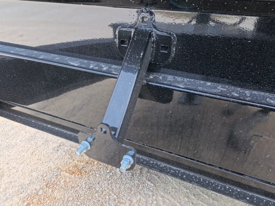 New 2026 Iron Bull 96 x 16 DDP Dump Trailer 2) 7K Straight Axles with 2 Electric Brakes, 18" 10 Gauge Fold Down Sides - Black