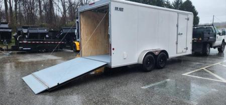 New 7 x 18 Car-Mate Custom Cargo 7k