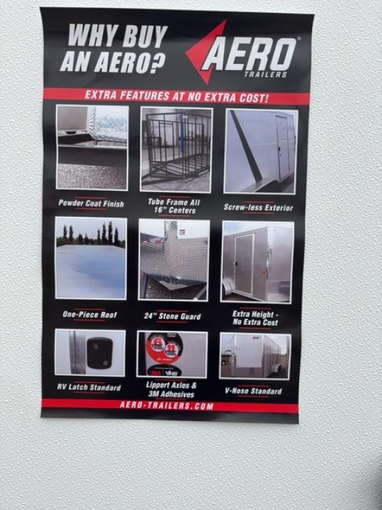 New 2026 AERO 8.5x18ta70 Cargo / Enclosed Trailer