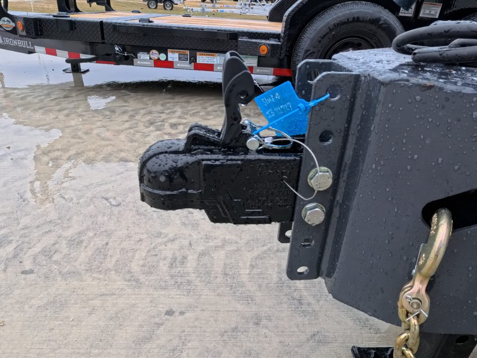 New 2026 Iron Bull 83 x 24 (21 +3) EWB Equipment Trailer with 14,000 lb. GVWR , Rampage Ramps - Ranch Gray