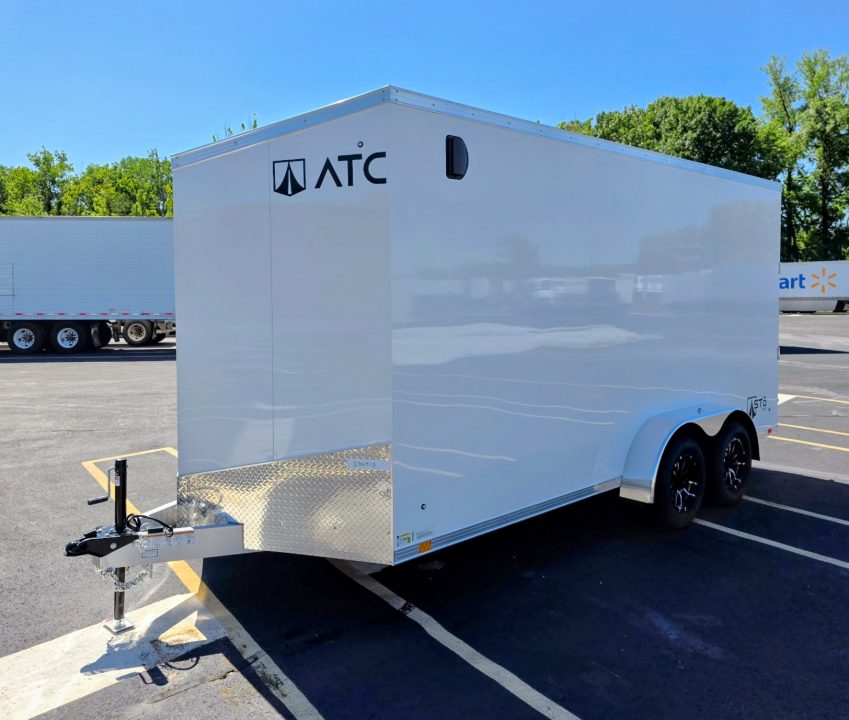 New 7 x 16 Sto 400 Aluminum 7' Tall Aluminum Cargo / Enclosed Trailer