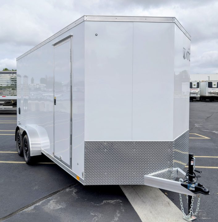 New 7 x 16 Sto 400 Aluminum 7' Tall Aluminum Cargo / Enclosed Trailer