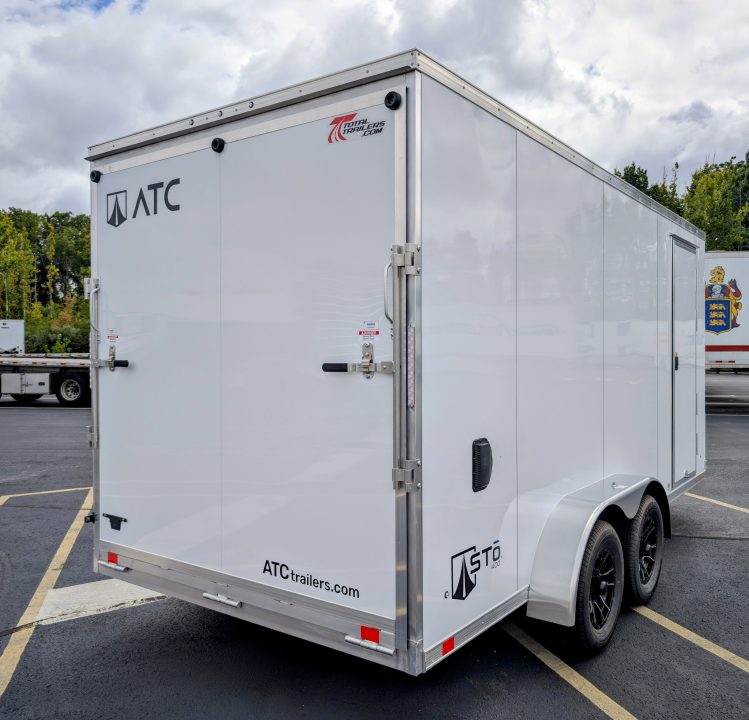 New 7 x 16 Sto 400 Aluminum 7' Tall Aluminum Cargo / Enclosed Trailer