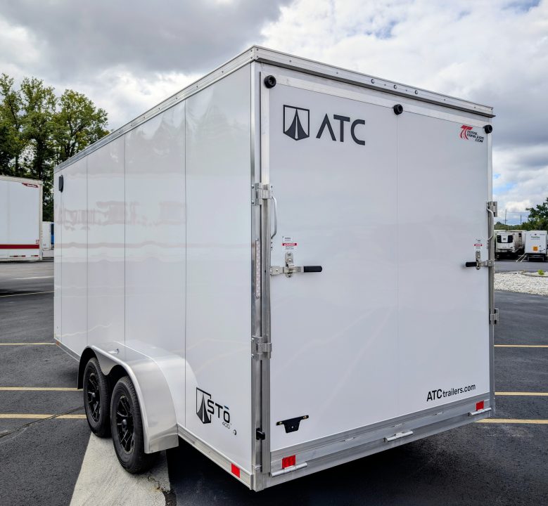 New 7 x 16 Sto 400 Aluminum 7' Tall Aluminum Cargo / Enclosed Trailer