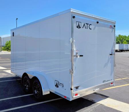 New 7 x 16 Sto 400 Aluminum 7' Tall Aluminum Cargo / Enclosed Trailer