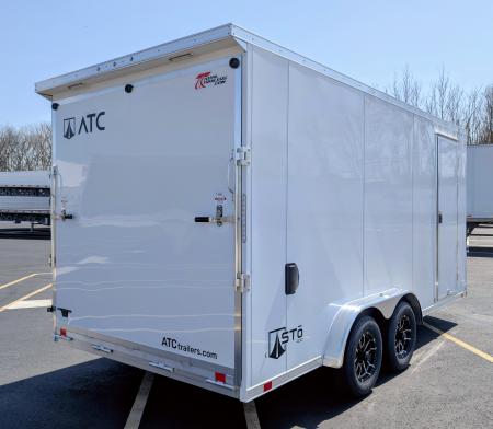 New ATC 7.5 x 16 Sto 400 Aluminum 7' Tall Aluminum Cargo / Enclosed Trailer