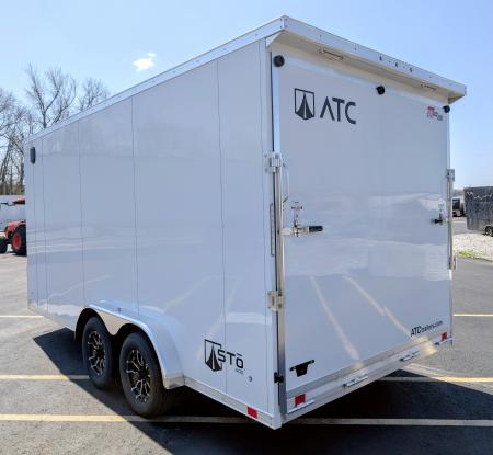 New ATC 7.5 x 16 Sto 400 Aluminum 7' Tall Aluminum Cargo / Enclosed Trailer