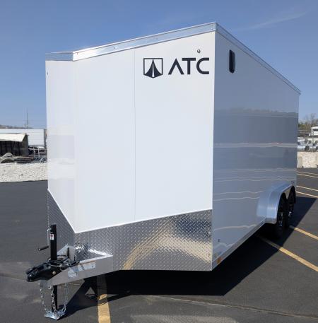 New ATC 7.5 x 16 Sto 400 Aluminum 7' Tall Aluminum Cargo / Enclosed Trailer