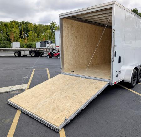 New 7 x 16 Sto 400 Aluminum 7' Tall Aluminum Cargo / Enclosed Trailer