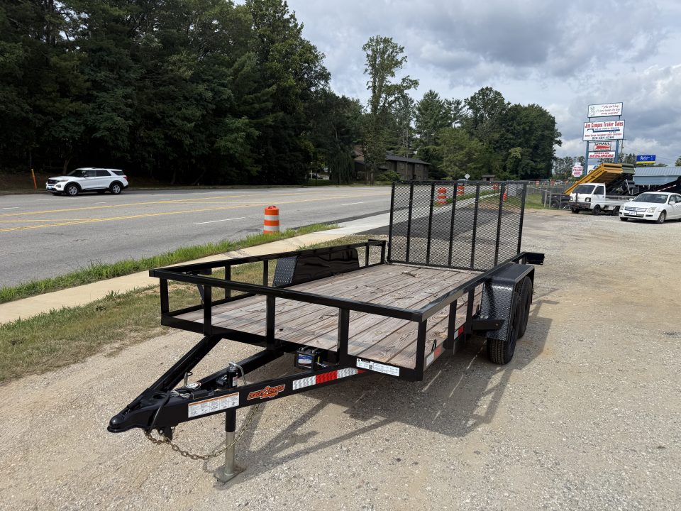 New 2026 Down 2 Earth Trailers DTE7614UT35B Utility Trailer / 76" X 14 / TUBE RAIL / SEALED LIGHTS