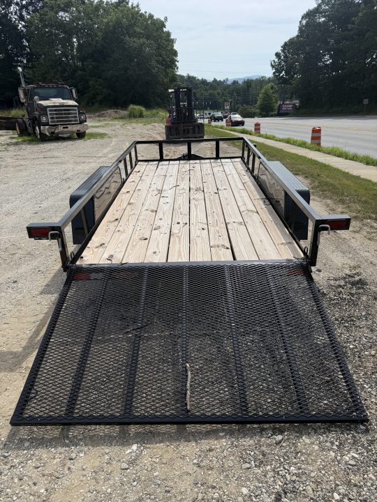 New 2026 Down 2 Earth Trailers DTE7614UT35B Utility Trailer / 76" X 14 / TUBE RAIL / SEALED LIGHTS