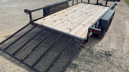 New 2026 Down 2 Earth Trailers DTE7614UT35B Utility Trailer / 76" X 14 / TUBE RAIL / SEALED LIGHTS