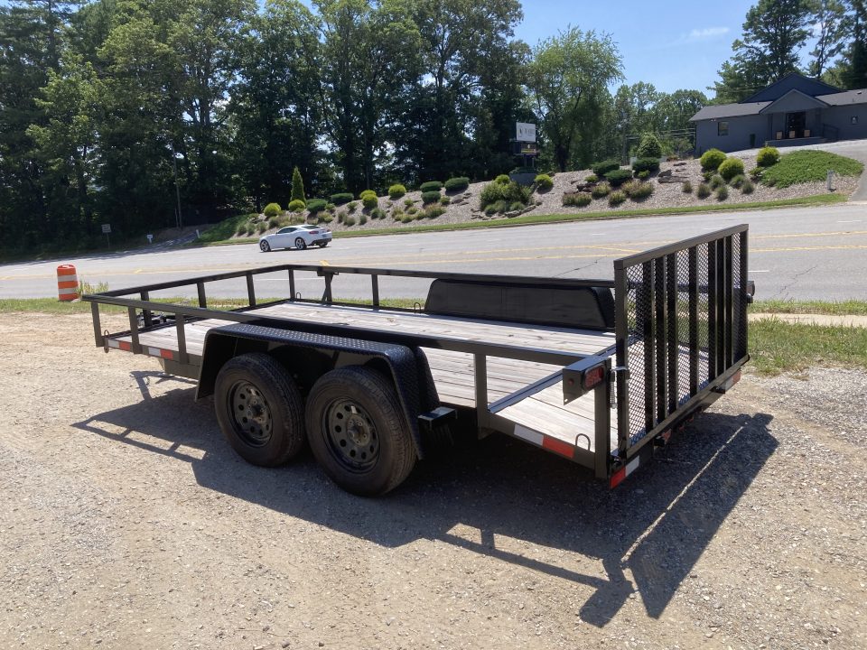 New 2026 Down 2 Earth Trailers DTE7614UT35B Utility Trailer / 76" X 14 / 2' Dovetail / TUBE RAIL / SEALED LIGHTS