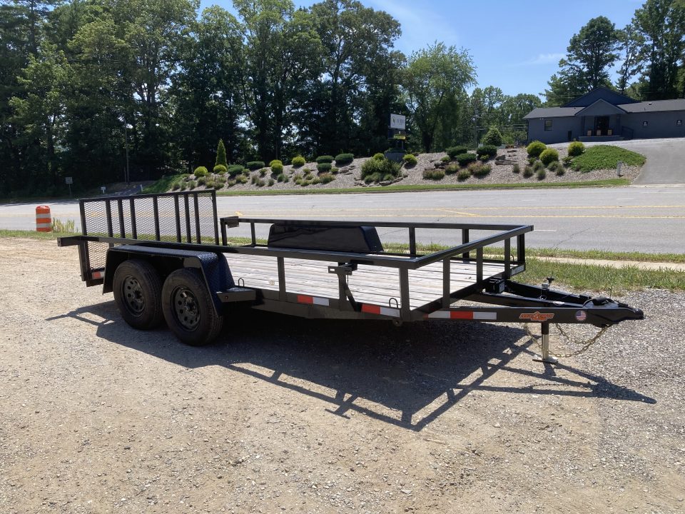 New 2026 Down 2 Earth Trailers DTE7614UT35B Utility Trailer / 76" X 14 / 2' Dovetail / TUBE RAIL / SEALED LIGHTS