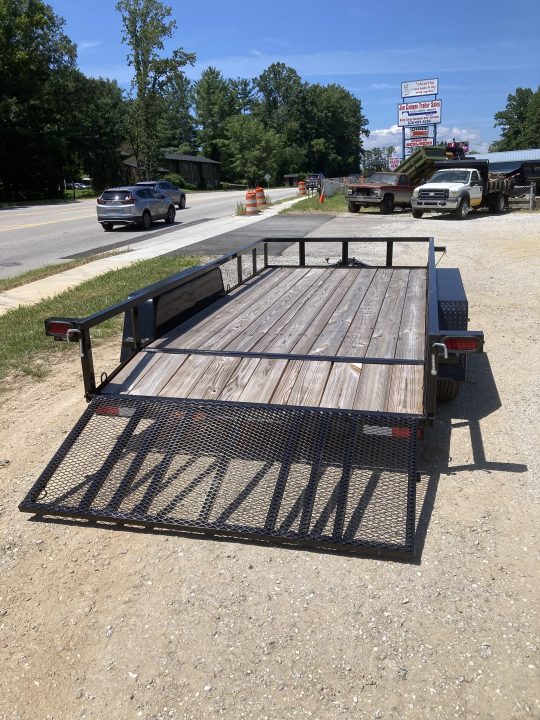 New 2026 Down 2 Earth Trailers DTE7614UT35B Utility Trailer / 76" X 14 / 2' Dovetail / TUBE RAIL / SEALED LIGHTS