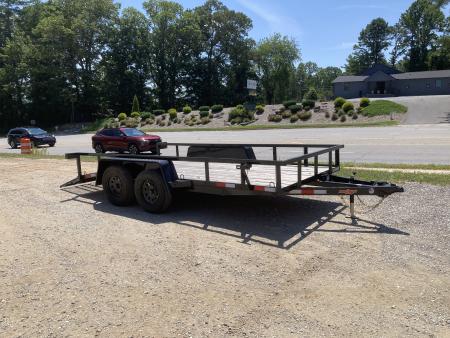 New 2026 Down 2 Earth Trailers DTE7614UT35B Utility Trailer / 76" X 14 / 2' Dovetail / TUBE RAIL / SEALED LIGHTS