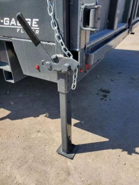 New 2026 Lamar 7x14 14k Dump Trailer w/Telescopic Hoist 48" Sides