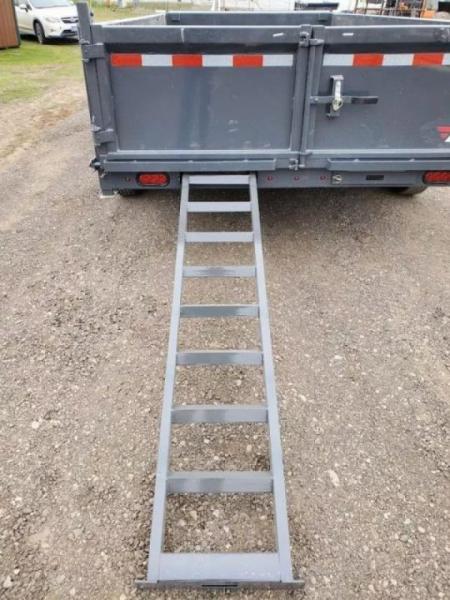 New 2026 Lamar 7x14 14k Dump Trailer w/Telescopic Hoist 48" Sides
