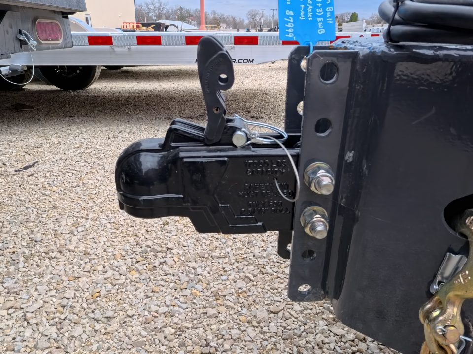 New 2026 Iron Bull 83 x 24 (21 +3) EWB Equipment Trailer with 14,000 lb. GVWR , Rampage Ramps - Ranch Gray