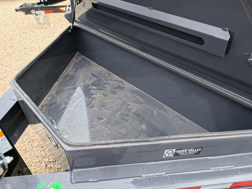 New 2026 Iron Bull 83 x 24 (21 +3) EWB Equipment Trailer with 14,000 lb. GVWR , Rampage Ramps - Ranch Gray