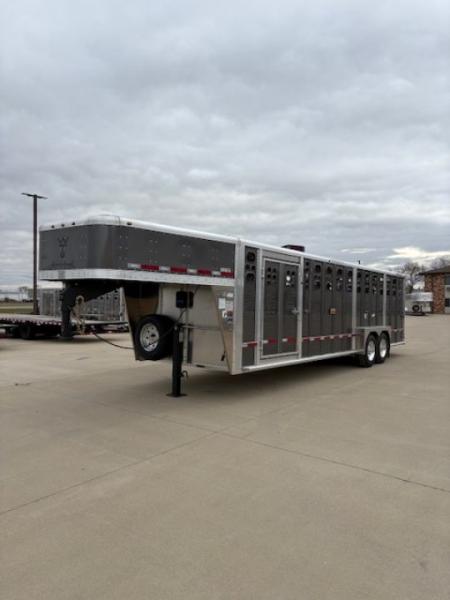 New 2027 Wilson 28ft Stock Trailer 20000lb GVWR