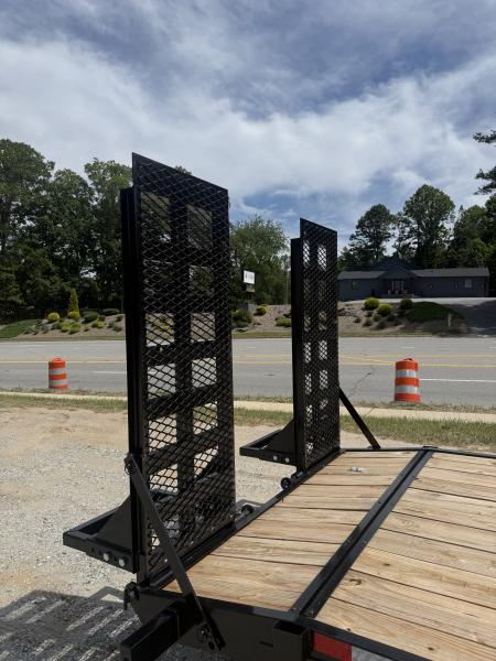 New 2026 Down 2 Earth Trailers DTE8220ER7B Equipment Trailer / 7X20 (18+2) / 2-7,000# Electric Brake Axles / 2- Flip Up Ramps