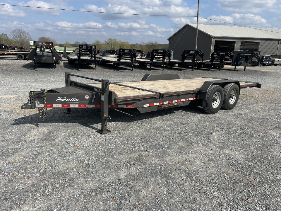 Used 2022 Delta Trailers 83"X20' 14K GVWR Tilt Trailer