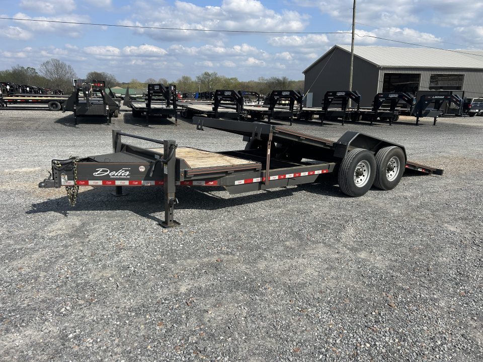Used 2022 Delta Trailers 83"X20' 14K GVWR Tilt Trailer