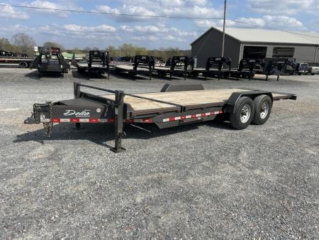 Used 2022 Delta Trailers 83"X20' 14K GVWR Tilt Trailer