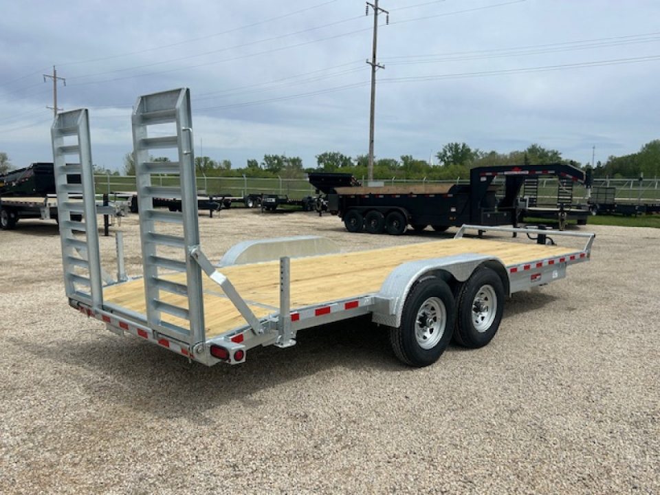 New 2026 Canada Trailers Galvanized 20FT Equipment Trailer 2-8k axles