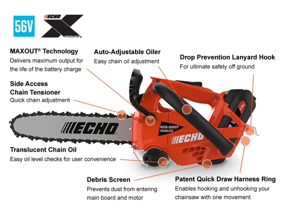 New 2026 Echo DCS-2500T Chainsaw