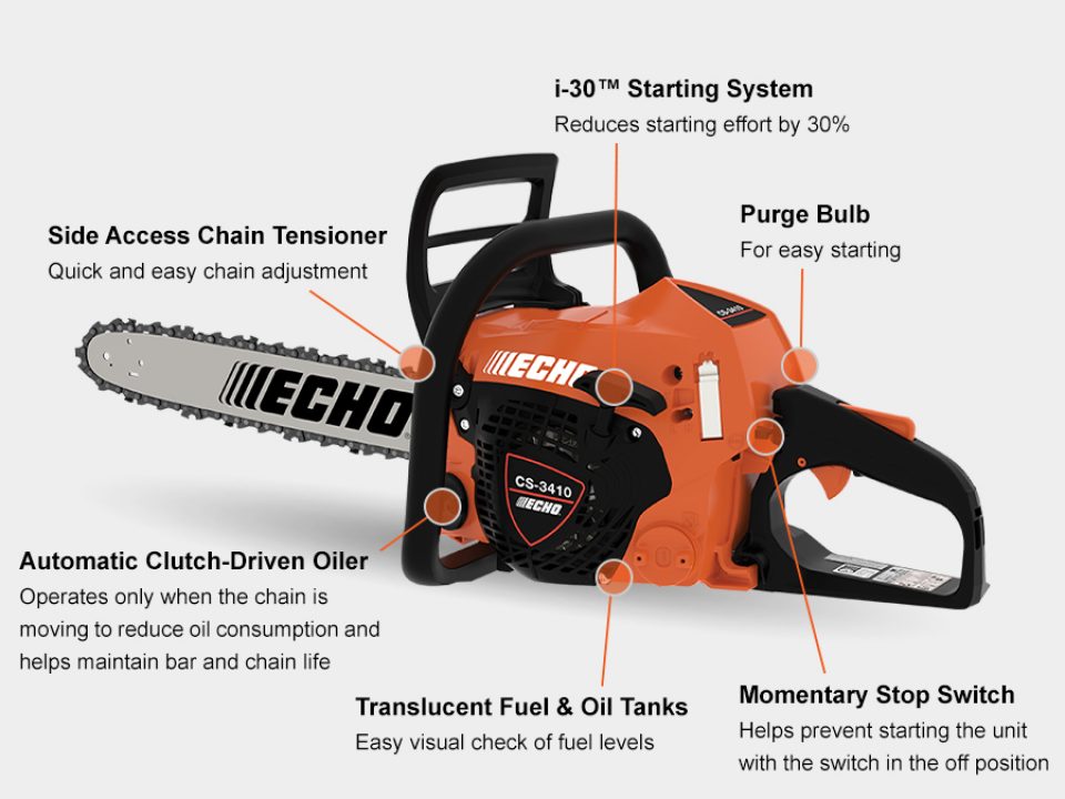 New 2026 Echo CS-3410 Chainsaw