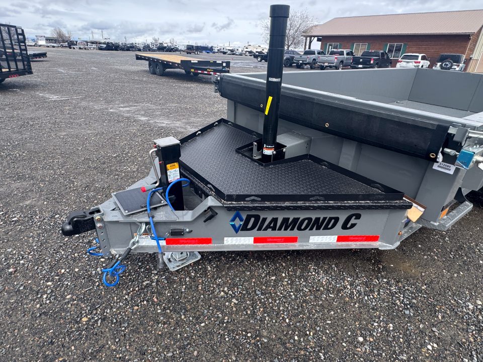 New 2026 Diamond C Trailers Telescopic 14' Dump Trailer