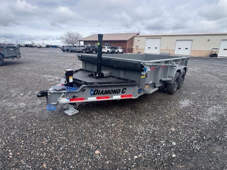 New 2026 Diamond C Trailers Telescopic 14' Dump Trailer