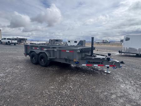 New 2026 Diamond C Trailers Telescopic 14' Dump Trailer
