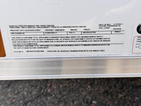 New 2026 Cross Trailers 6-10 Enclosed 3K GVWR