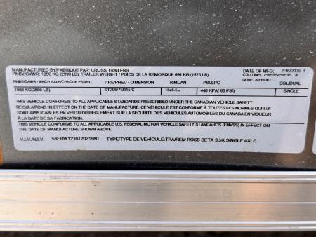 New 2026 Cross Trailers 6-12 Enclosed 3K GVWR