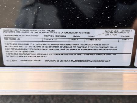 New 2026 Cross Trailers 6-12 Enclosed 3K GVWR