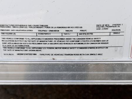 New 2026 Cross Trailers 6-12 Enclosed 3K GVWR
