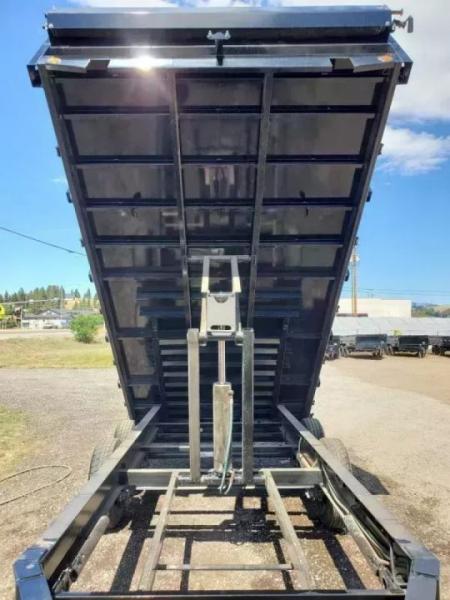 New 2026 Iron Bull 8x16 15k Deckover Dump Trailer