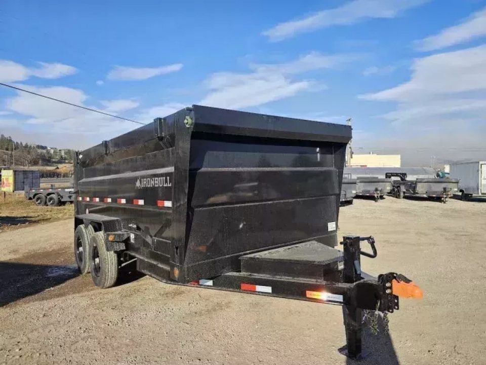 New 2026 Iron Bull 7x14 15k Dump Trailer w/48" Sides