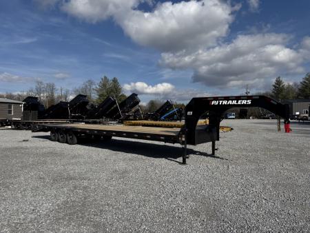 New 2026 PJ Trailers 102X36 GOOSENECK TRIPLE AXLE 21K GVWR Flatbed Trailer