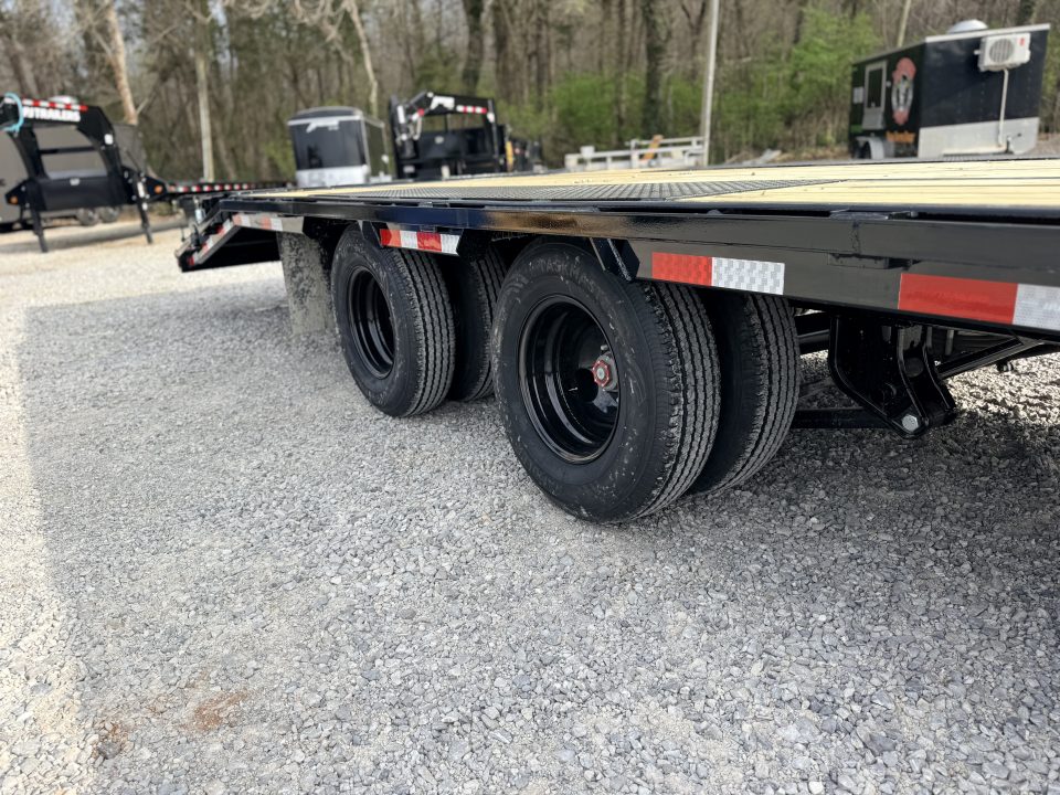 New 2026 PJ Trailers 102X36 GOOSENECK 25K GVWR (MEGA RAMPS) Flatbed Trailer