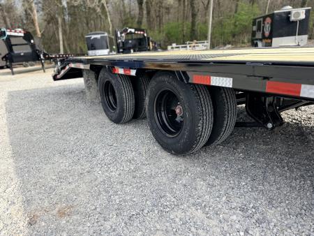 New 2026 PJ Trailers 102X36 GOOSENECK 25K GVWR (MEGA RAMPS) Flatbed Trailer