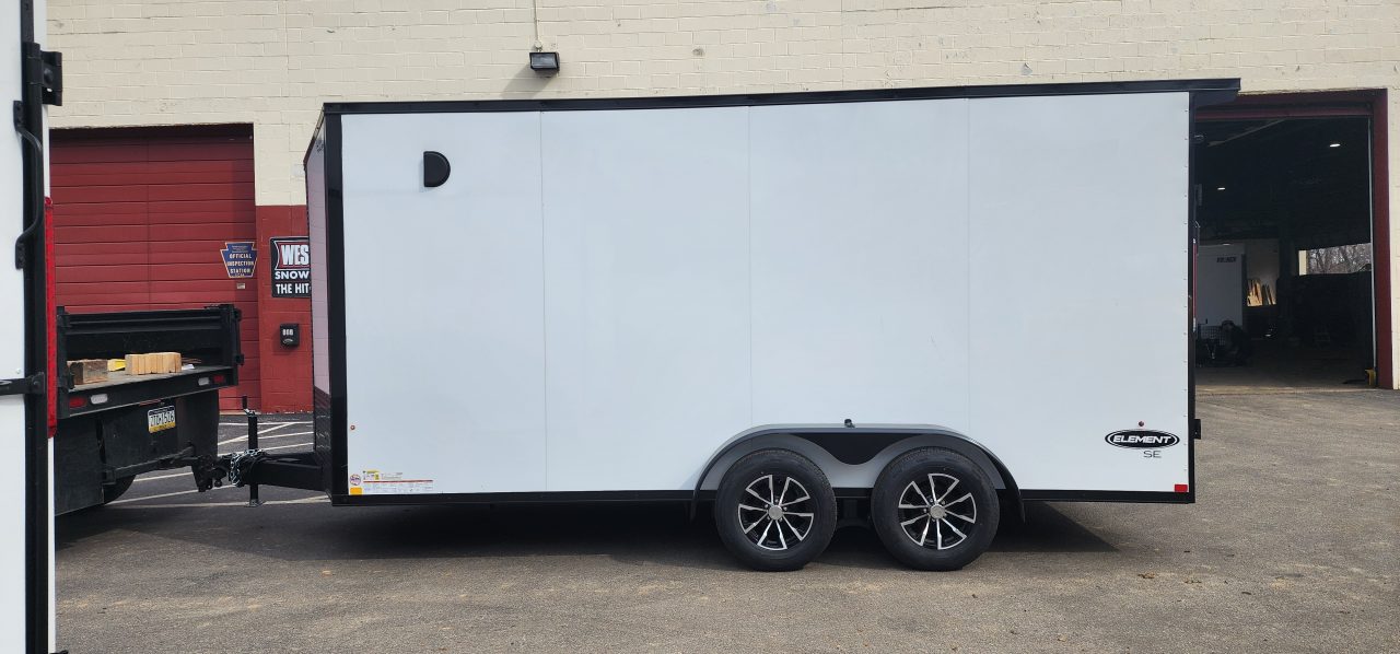 New 7 x 16 Look Element Se V-Nose Cargo Blackout Package 7k