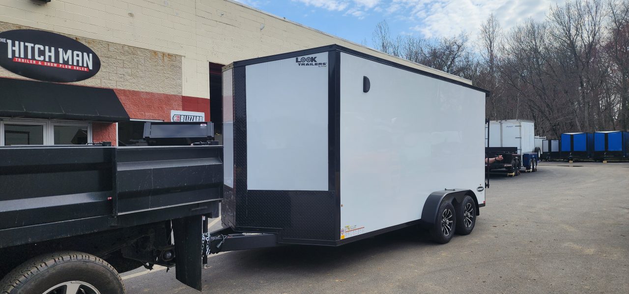 New 7 x 16 Look Element Se V-Nose Cargo Blackout Package 7k