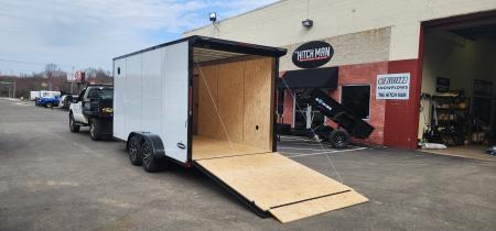 New 7 x 16 Look Element Se V-Nose Cargo Blackout Package 7k